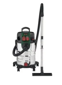 Parkside 30L Wet & Dry Industrial Vacuum Cleaner 1500W Stainless Steel Tank-2025 - Picture 1 of 10