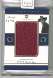 2025 Keepsake Steve McQueen Premiere Edition #92 Jumbo Gem Relic Patch /50 SSP - Bild 1 von 2