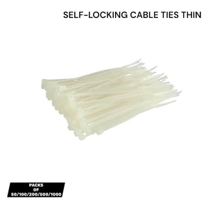 Schwerlast Nylon Kabelbinder - 4,8 mm x 200 mm | 50/100/200/500/1000 Stück - Bild 1 von 5