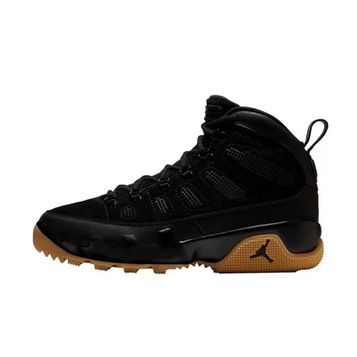 Nike Air Jordan 9 Bota Retro NRG Negro/Negro-Goma-Marrón Claro AR4491-025 Para hombres Foto 1 de 4