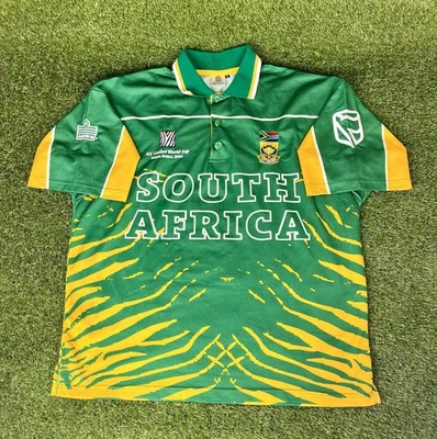 Camiseta 2003 África do Sul Proteas ICC Copa do Mundo de Críquete - Almirante tamanho XL - Imagem 1 de 4