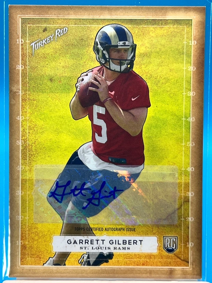 GARRETT GILBERT 2014 Topps   Turkey Red Los Angeles Rams  (AU,RC)  #88 - Image 1 of 2