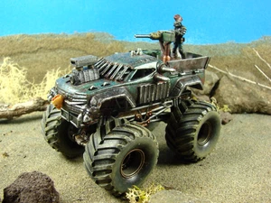 Gaslands Monster Truck Custom Hot Wheels Diecast 1/64 Mad Max AutoKill - Picture 1 of 9