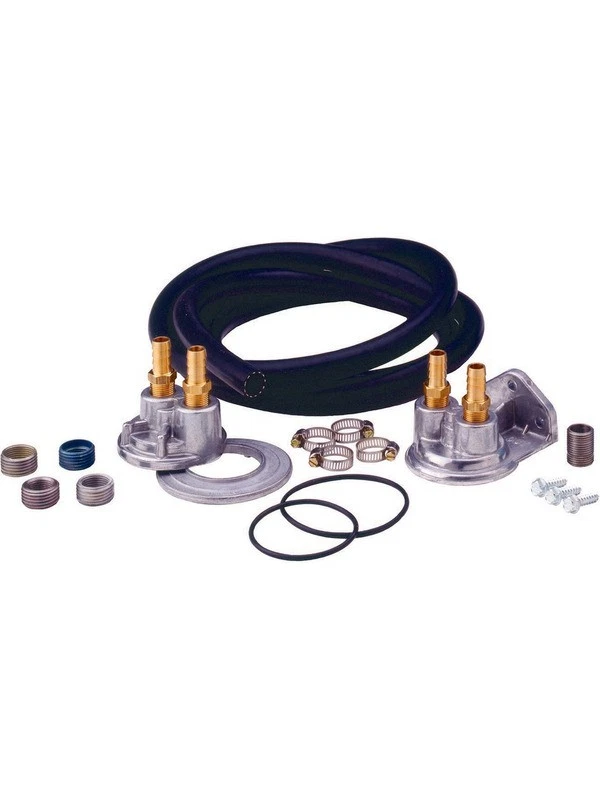 Perma-Cool Remote Oil Filter Single Filter Various Thread Adapters 8 ft (10695) - Image 1 of 4