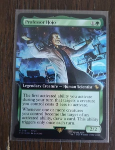 MTG Professor Hojo - Extended Art FOIL Final Fantasy Magic The Gathering - Picture 1 of 2