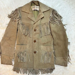 RANCHER by SCHOTT BROS. Fringe jacket in suede - Picture 1 of 13