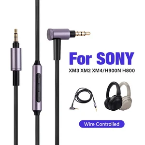 Kabel słuchawkowy 3,5 mm z mikrofonem do mikrofonu do Sony WH-1000XM5 / XM4 / XM3 - Zdjęcie 1 z 12