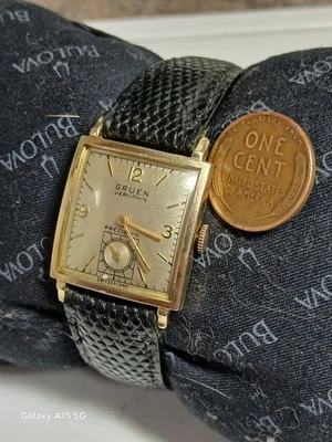 Super Clean Vintage 1940 Gruen Precision Veri Thin Manual Men's Wristwatch - Image 1 of 4