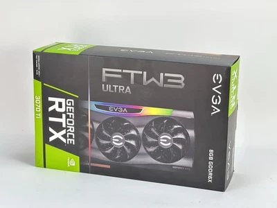 New Sealed EVGA GeForce RTX3070 Ti 8GB GDDR6X Ultra Gaming GPU 08G-P5-3797-KL - Image 1 of 4