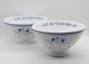 2er Set Williams Sonoma A LA CARTE COLLECTION BLAU Standschalen, 6 1/8" - Bild 1 von 5