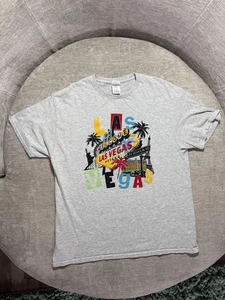 Las Vegas Shirt Mens Extra Large Gray Welcome To Fabulous Graphic T-Shirt Nevada - Picture 1 of 8