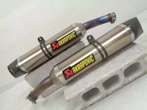 YAMAHA YZF-R1 4C8 07-08  AKRAPOVIC Titanium Racing Slip-on Muffler - Picture 1 of 10
