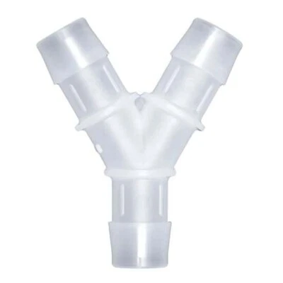 ELDON JAMES Hose Barb Fitting, Y Union, Polypropylene, 3/4" ID; 5/PK Y0-12PP NEW