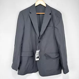 NEW Uniqlo Unstructured Unlined Performance Blazer Sport Coat Men 42R Gray - Picture 1 of 11