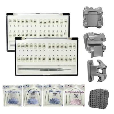 Dental Damon Q Orthodontic Self-ligating Brackets Copper Niti Arch wire Roth MBT - Image 1 of 4