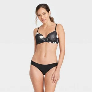 Bonded Micro Bikini Unterwäsche Damen - Auden Schwarz L - Bild 1 von 1