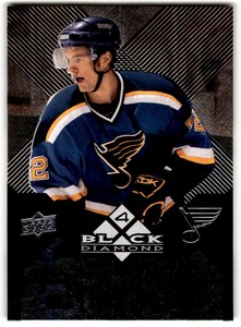 2008-09 UD Black Diamond Quad Alex Pietrangelo Rookie #206 St. Louis Blues