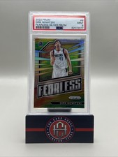 2022-23 Prizm Dirk Nowitzki Silver Fearless Dallas Mavericks PSA 9 WMM