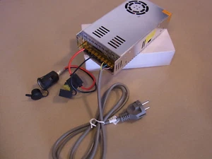 Netztei230V auf 12V , 240Watt 12V/20,02A incl. Zigarettenanz. Buchse+230V Kabel - Bild 1 von 2