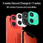 iPhone 11 Pro Max Sticker Fake Camera Lens Cover Case for iPhone XR X XS Max