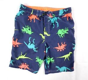 Carter's Boys Youth Kids 14 Dinosaur Swimsuit Swim Trunks Lined Board Shorts