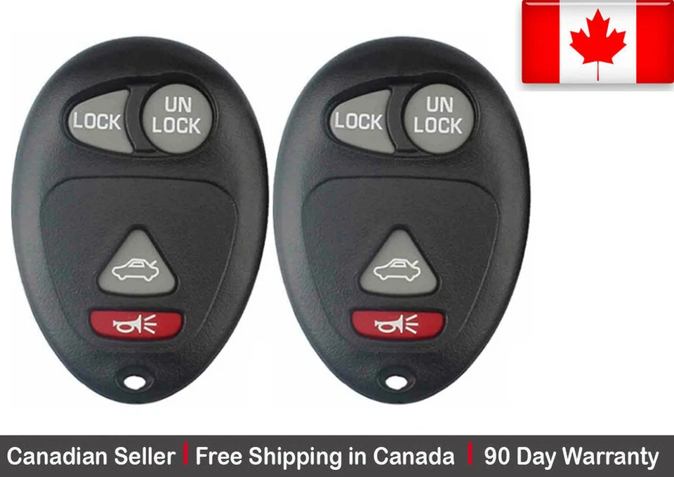 2x Llavero remoto de entrada sin llave de repuesto nuevo para Buick Pontiac y Oldsmobile Foto 1 de 1