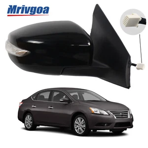 Espejo retrovisor derecho del conductor para Nissan Sentra 2013-2019 eléctrico señal térmica lado - Imagen 1 de 7