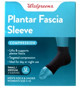 Plantar Fascia Compression Sleeve, Small/Medium 2 Ärmel Unisex - Bild 1 von 1
