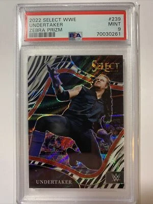 Undertaker 2022 Panini Select WWE Ringside #239 Zebra PSA 9 - Image 1 of 4