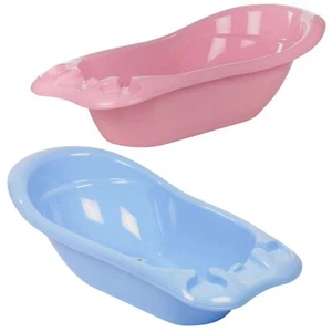 100L Tragbare Rosa/Blau Sindi Kunststoff Badewanne für Neugeborene und Kleinkinder - Bild 1 von 12