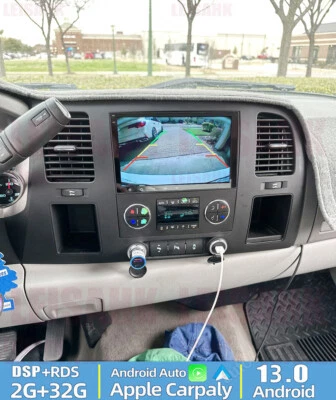 8" CarPlay & Android Auto Radio for Chevrolet Silverado 2007-2013 - Image 1 of 4