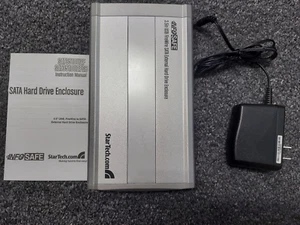 StarTech 3.5 in FireWire SATA External Hard Drive Enclosure - Photo 1/2