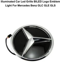 Parrilla LED iluminada para automóvil BlLED logotipo emblemas luz Mercedes Benz GLC GLE GLS - Imagen 1 de 4