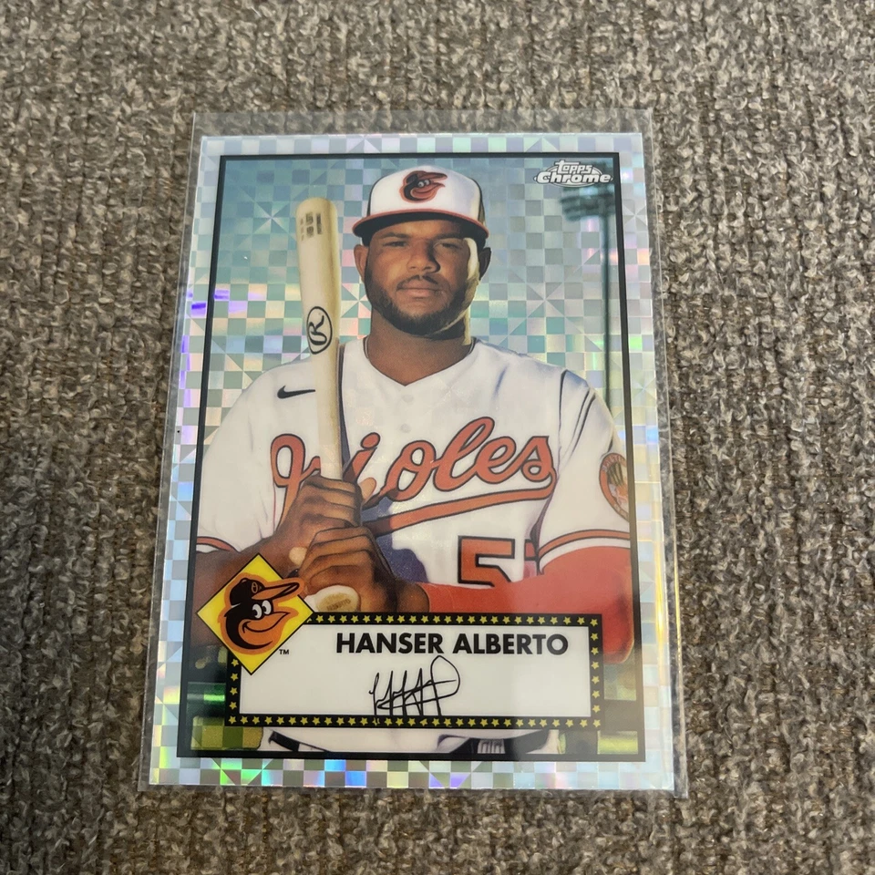 Hanser Alberto #367 2021 Topps Chrome Platinum Silver XFractor SP - Image 1 of 1