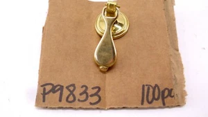 Belwith P9833 Solid Brass 10 pack Pulls Cabinet Drawer Kitchen Curio Hardware - Picture 1 of 8