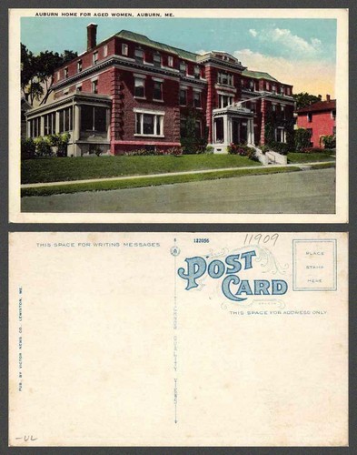 MAINE Auburn VINTAGE POSTCARD | eBay