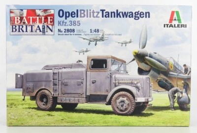 MODELLINO CAMION STATICO ITALERI OPEL BLITZ KFZ385 TANKER MILITARE 1931 1/48 - Immagine 1 di 3