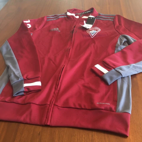Adidas Colorado Rapids #12 Track Jacket size 13-14 Youth Cover