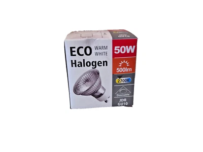 4 x Halogen Lamp Bulb 50W - 240V 500lm 2700k                                  L3 - Image 1 of 3