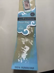 INDI NATURAL DREAM SEIDIG 100 % ECHTHAAR WEBEN 18 ZOLL_#613 - Bild 1 von 6
