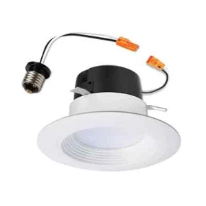 HALO LT 5"/6" 5000K Integrated LED White Recessed Ceiling Light Retrofit Trim - Picture 1 of 6