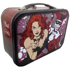 DC Comics Harley Quinn and Poison Ivy Bad Girls Large Tin Tote Lunchbox, UNUSED