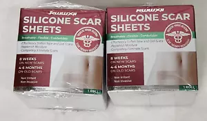 2 Rolls Silicone Scar Sheets 1.6"x120" RWWXii exp 2/22/2027 New Sealed Burn Acne - Picture 1 of 7