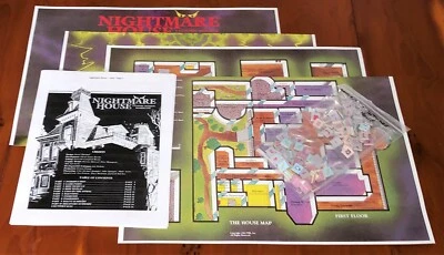 Nightmare House The, Horror, Darkholm, Ares #15, 200 counters +4 maps + Rules - Image 1 of 4