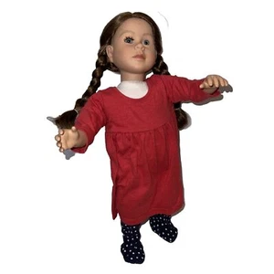 Vintage 1997 My Twinn Doll Poseable Body Blue Eyes Brown Hair - Picture 1 of 10
