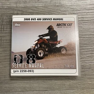 Arctic Cat OEM 2008 DVX 400 Service Manual CD (2258-093) - Bild 1 von 2
