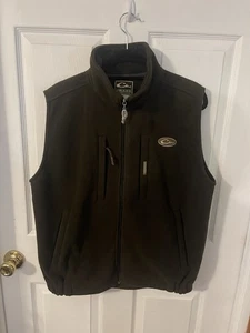 Pile uomo Drake Waterfowl full zip oliva taglia media C296 - Foto 1 di 3