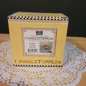 Our America Debbie Mumm Candletoppers Collection #31004 Cottage in Bloom Neu  - Bild 1 von 9