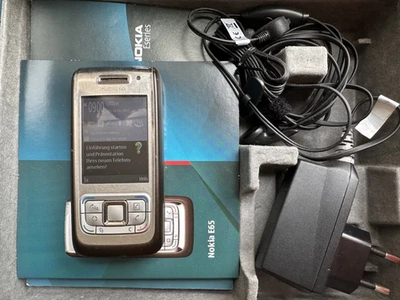 Nokia E65-1 (RM-208) Silber, geprüft, volle Funktion in OVP - Bild 1 von 4