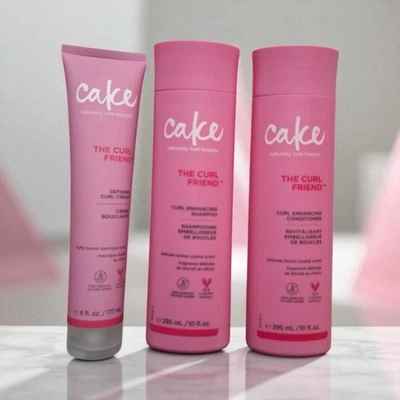 Cake Beauty Curl Friend Curl  Enhancing Conditioner & Shampoo & Anti-Frizz Set - Image 1 of 4